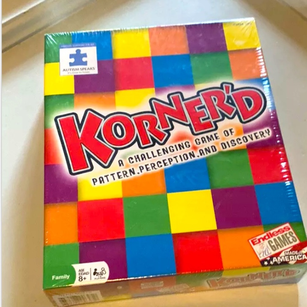 New! Sealed -Korner'd Board Game